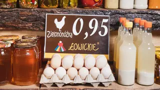 Jaja Łowickie Zielononóżka 20szt