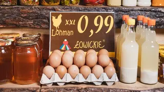 Jaja Łowickie Lohman 20szt