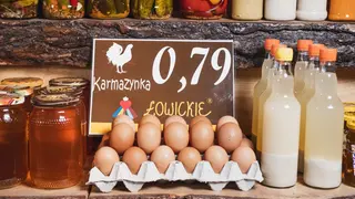Jaja Łowickie Karmazynka Xl 20szt