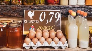 Jaja Łowickie Karmazynka Xl 20szt