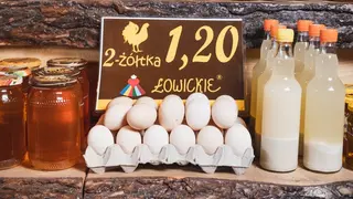 Jaja Łowickie 2-żółtka 20szt