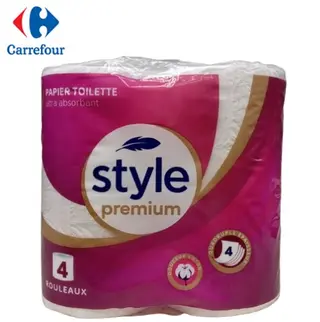 Rouleaux Papier Hygiénique Premium 4 Plis Style X4