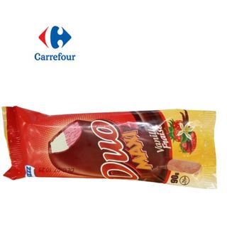 Glace Maxi Vanille-Fraise Duo 90G