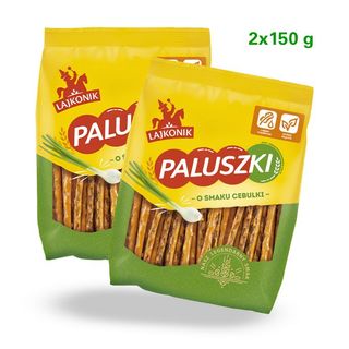 2x Lajkonik Paluszki O Smaku Cebulki 150G