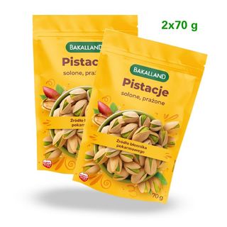 2x Bakalland Pistacje Prażone 70G