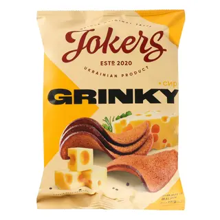 Грінки Jokers з сиром 80 грам