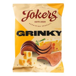 Грінки Jokers з сиром 80 грам