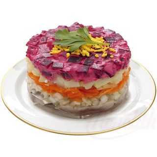 Salat "Seledka pod Schuboj"