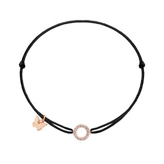 Zircon Circle Bracelet - Rose Gold Plated