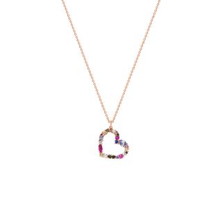 STERLING SILVER LUEUR SMALL HEART NECKLACE