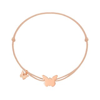 Classic Medium Butterfly Bracelet - Rose Gold Plated