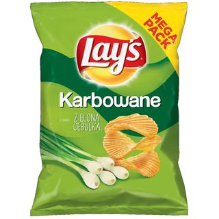 Lay's Karbowane Zielona Cebulka