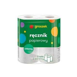 Ręcznik Papierowy 2w 2szt Groszek