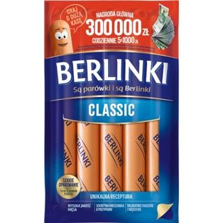 Parówki Berlinki Morliny Classic 250g