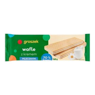 Wafle Z Kremem Mlecznym Groszek 160g