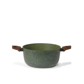 ქვაბი ხისფერი სახელურით 24 სმ Natura Induction TVS372112