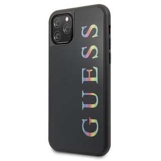 Etui Apple Iphone 11 Pro 5,8" Guess Pro Hard Case Glitter Logo Tęczowe Guhcn58lgmlbk