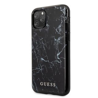 Etui Apple Iphone 11 Pro Max 6,5" Guess Marble Czarny Guhcn65pcumabk