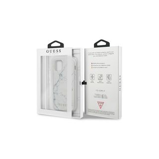Etui Apple Iphone 13 Pro Max 6,7" Guess Hard Case Marble Biały Guhcp13xpcumawh