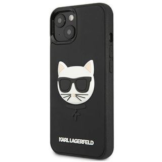 Etui Apple Iphone 13 Pro 6,1" Karl Lagerfeld Hard Case 3d Rubber Choupette Czarny Klhcp13mch3dbk