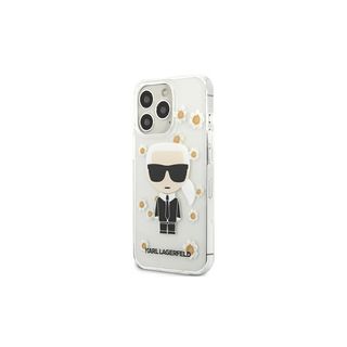 Etui Apple Iphone 13 Pro Max 6,7" Karl Lagerfeld Flower Iconic Transparentny Klhcp13xhflt