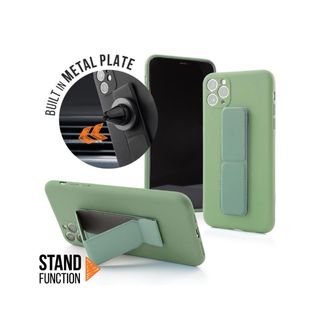 Nakładka Samsung A71 4g Silicone Stand Zielony