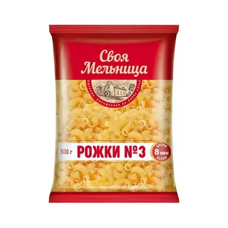 მაკარონი სვაია მელნიცა Elbow No3 500გრ КСМ403