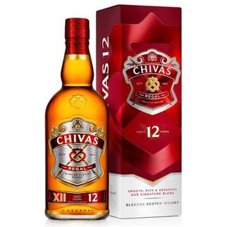 Chivas Regal 12 Years Blended Scotch Whisky, 750ml