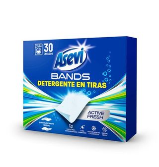 Detergente Asevi Tiras Active Fresh 30 Dosis