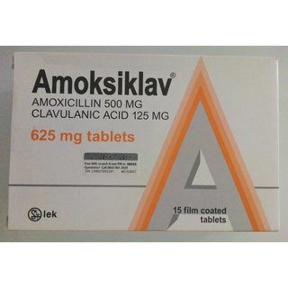 AMOKSIKLAV 625MG *15 TABLETS