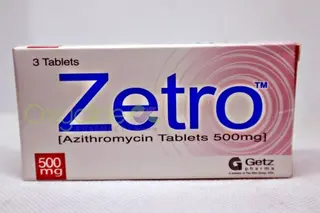 Getz Zetro Azithromycin Tablets 500Mg, 3 Tablets
