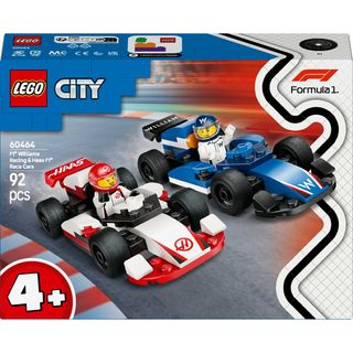 Конструктор LEGO City Автомобілі для перегонів F1 команд Williams Racing та Haas F1 (60464)