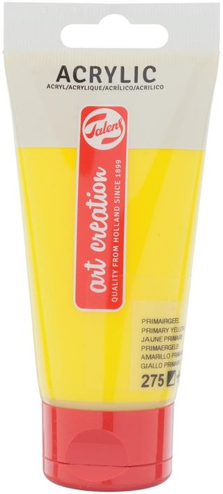 Talens Création d'art peinture acrylique jaune, 75ml