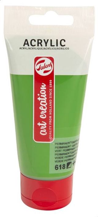 Talens Création d'art Peinture acrylique vert clair, 75ml