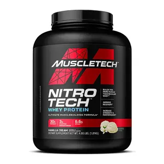 Nitrotech Whey Protein 1,8Kg - Muscletech Vanilla