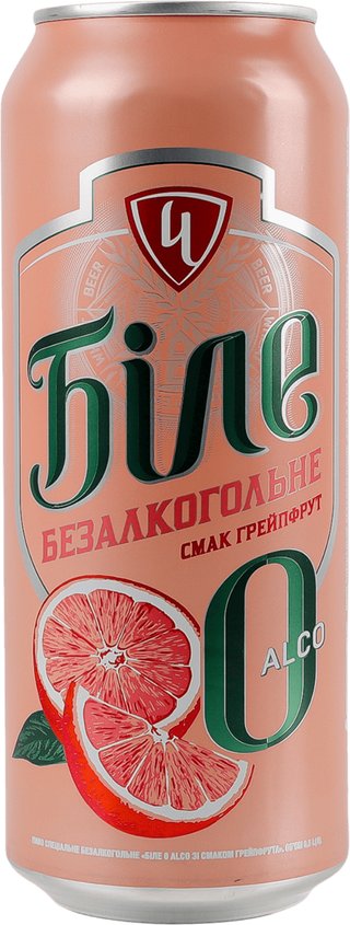 Пиво Чернігівське Біле зі смаком грейпфруту безалькогольне 0.5 л