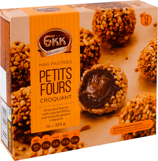 Тістечко БКК Petits fours Croquant 225 г