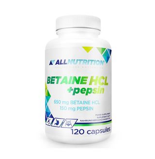 ბეტაინი HCL + პეპსინი (120 კაფსულა)