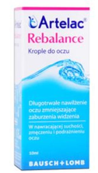 Artelac Rebalance, Nawilżające krople do oczu