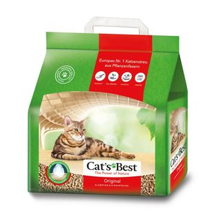Cat's Best Original (eko Plus) - Drewniany Żwirek Dla Kota, Pojemność: 10l