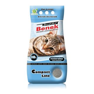 Certech Super Benek Compact Line - Żwirek Dla Kota O Naturalnym Zapachu Glinki, Pojemność: 10l