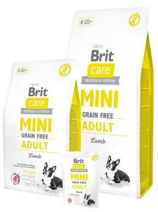 Brit Care Mini Grain Free Adult - Karma Dla Dorosłych Psów Ras Miniaturowych, Waga: 2 Kg