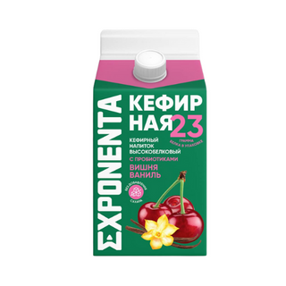 Exponenta Кефирная вишня-ваниль 450 гр.