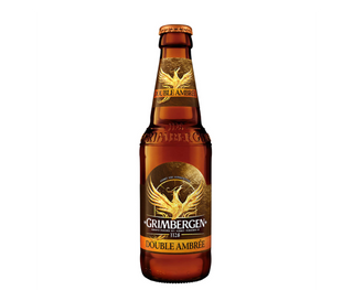 Пиво 0,33 л Grimbergen Дабл Амбрі спеціальне темне пастеризоване ск/бут