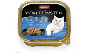 Animonda Vom Feinsten Kot Adult Łosoś W Sosie Ziołowym Tacka 100g