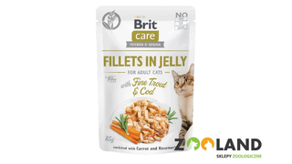 Brit Care Pstrąg I Dorsz - Filety W Galaretce Saszetka 85g