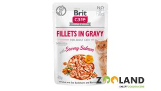 Brit Care Łosoś - Filety W Sosie Saszetka 85 G