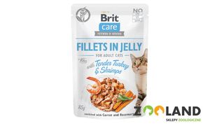 Brit Care Indyk I Krewetki - Filety W Galaretce Saszetka 85g