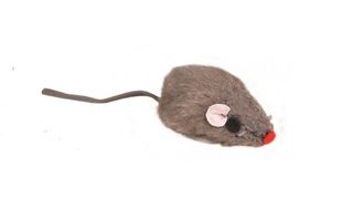 1szt. Myszka Szara Materiałowa Mała Dla Kota