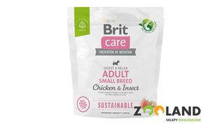 Brit Care Sustainable Adult Small Breed Kurczak+insekty 1kg